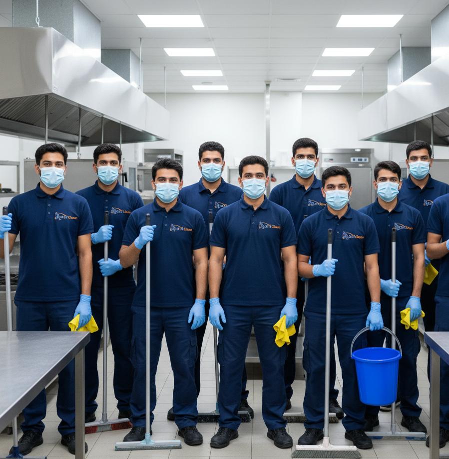 Restaurant Deep Cleaning team
